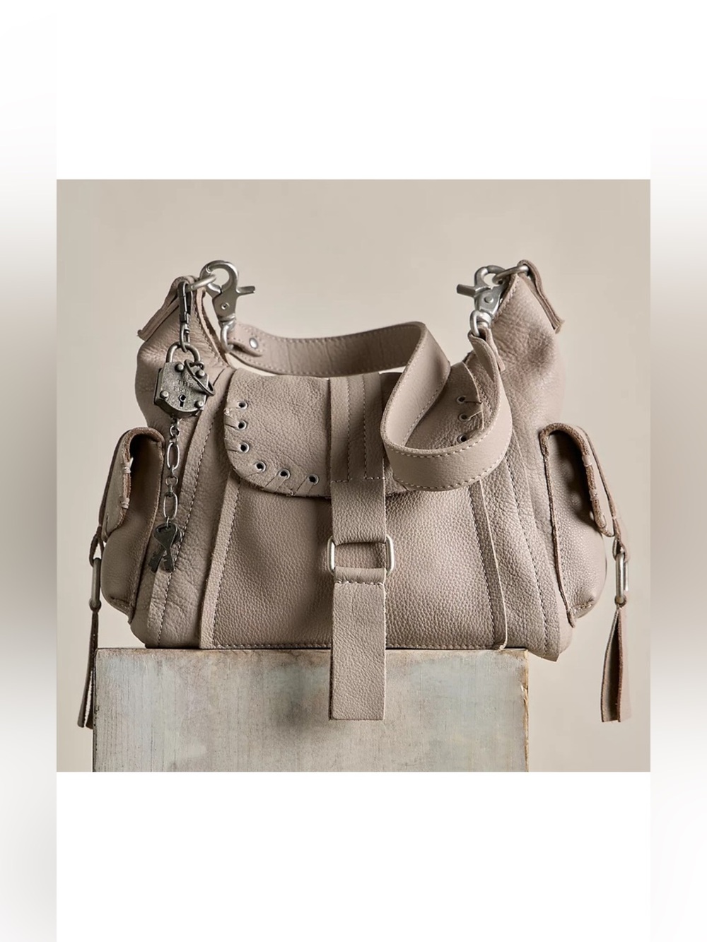 We The Free Baby Leigh Distressed Tote Bag #4880